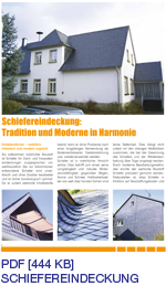 Schiefereindeckung - Tradition und Moderne in Harmonie [PDF 444 Kb]